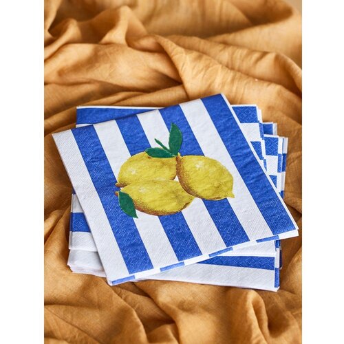 Bloomingville Papirnati prtički v kompletu 20 ks 33x33 cm Limone &amp;ndash; Slike