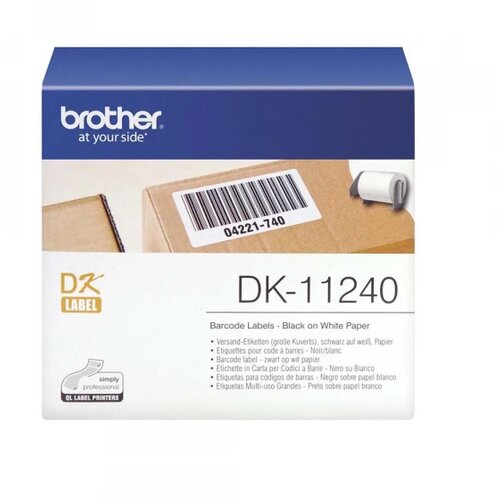 Brother DK-11240 (102mm x 51mm x 600) Black-White, etikete Cene