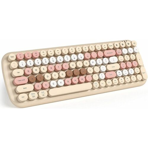 MOFII BT WL RETRO tastatura u MILK TEA boji SK-646BTMT Slike