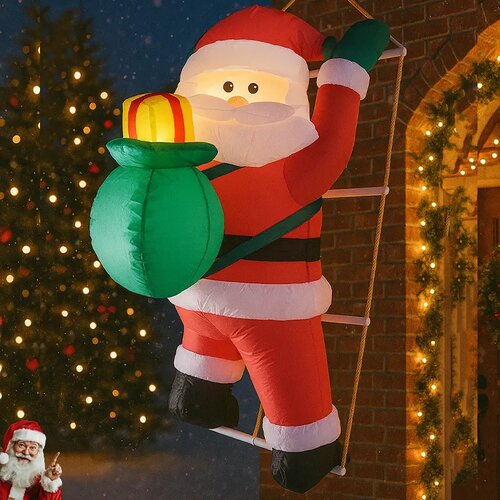  dekorativni deda mraz na merdevinama Cene