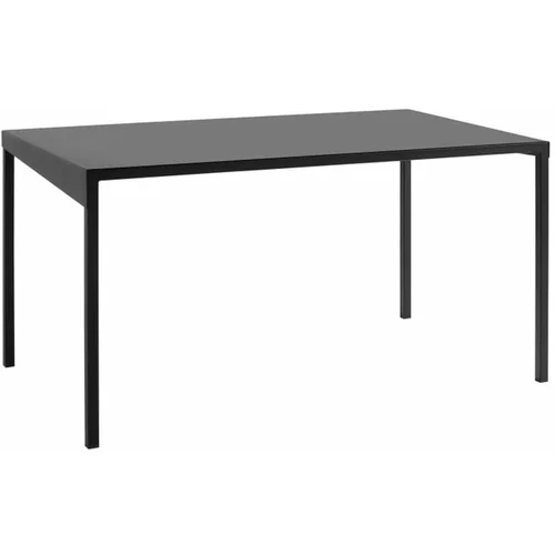 Custom Form Črna kovinska jedilna miza Obroos, 140 x 80 cm