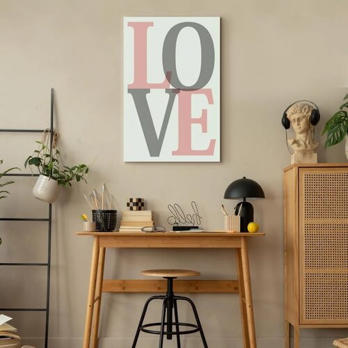 Slika - Grey Love (1 Part) Vertical 40x60 Standard Cene