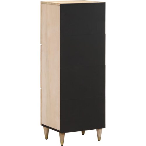  Visoka komoda 40x33x110 cm od masivnog drva manga Slike