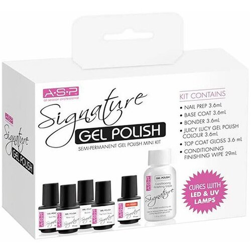 ASP Dodatki za nego nohtov Signature Gel-Polish Mini-Testkit Cene
