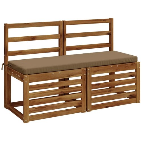  Jastučić za klupu SOEST 100% poliester Sivosmeđa - Sivosmeđa 110 x 40 x 5 cm Poliester Cijene
