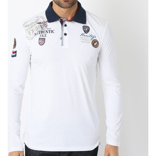 Harry Kayn Polo majice dolgi rokavi Polo manches longues homme CEGAM Bela Cene