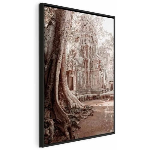  Slika - Ruins of Angkor (1 Part) Vertical 60x90 U crnom drvenom okviru Cijene