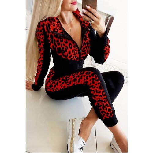 Fenzy Komplet Trenerke S Uzorkom Leoparda Segovia, Crvena Cijene
