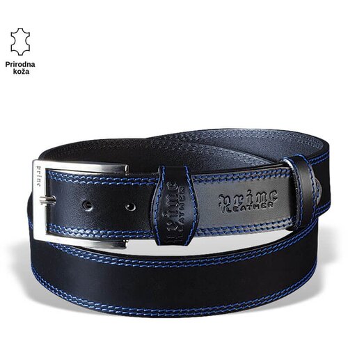 PRINC LEATHER Muški kaiš 201, Kožni, Crni Cene