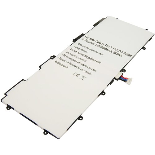 AVIZAR Baterija za Galaxy Tab 3 GT-P5200 10.1 Li-Polymer 3.8V 6800mAh 25.8Wh, Bela, (5000070295) Cene