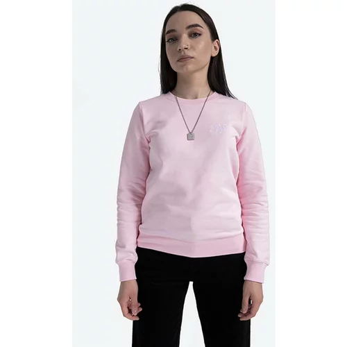 A.P.C. Bombažen pulover Sweat Skye ženski, roza barva