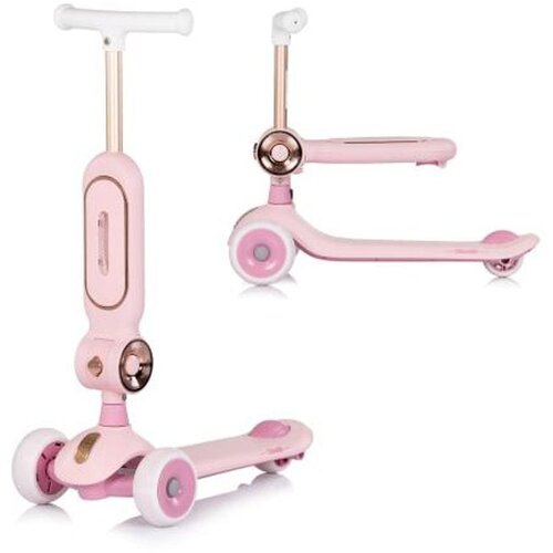  Trotinet sa svetlom Chipolino Bloomi do 50kg 005168 CP - Roze Slike