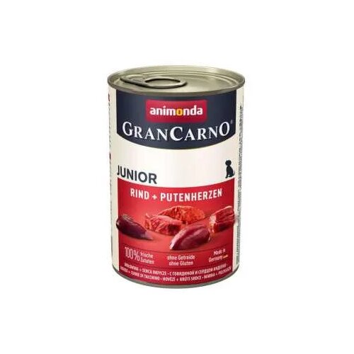 Animonda GranCarno konzerva za štence Junior govedina i ćureća srca 400gr Slike