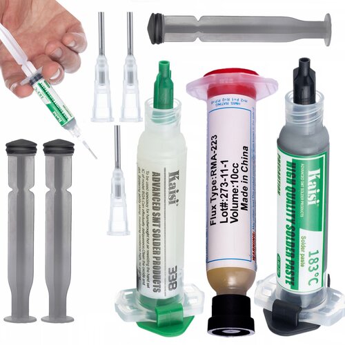 Rosfix KOMPLET ZA SPAJKANJE FLUX FLUX 338 + TEKOČI KOSITER 183°C +2X BAT, 2X IGLA + FLUX SPAJKALNI FLUKS RMA-223 Z BATOM IN IGLO, (21746534) Cene