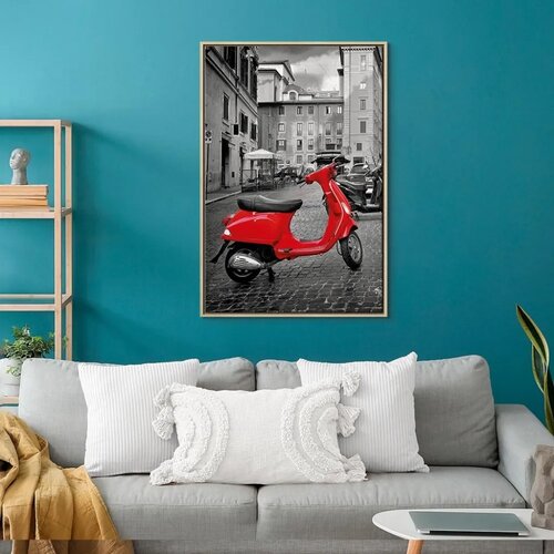  Slika - My Dream (1 Part) Vertical 80x120 U prirodnom drvenom okviru Slike