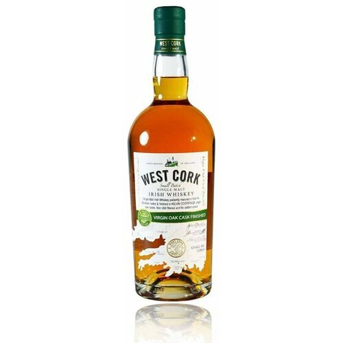 WEST Cork single malt virgin oak barrel irish whiskey 0.7l Slike