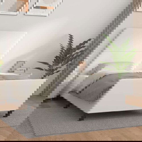  Posteljni okvir z vzglavjem bel 80x200 cm umetno usnje, (20902833) Slike
