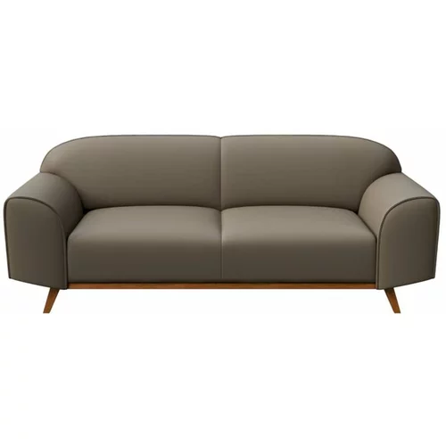 MESONICA Svjetlo smeđa kožna sofa 193 cm Nesbo –