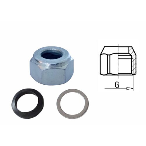  Holender navrtka 3/8'' sa gumicom, 22x19x12 mm Cene
