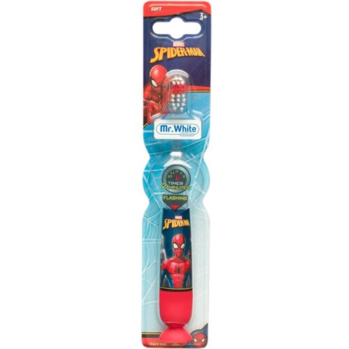 Marvel Spiderman Flashing Toothbrush baterijska zobna ščetka za otroke soft 3y+ 1 kos Cene