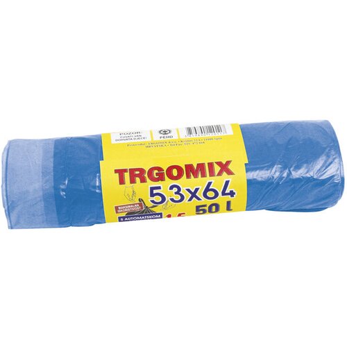  Vreća za smeće 50L 53x64cm(vrpca) HD pk15 Trgomix Slike