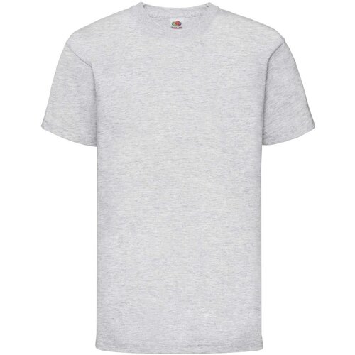 Fruit Of The Loom Grey Cotton T-shirt Slike
