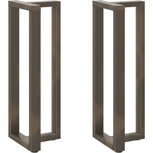  Noge za barski stol T-oblika 2 kom Crne 40x35x(110-111) cm Čelik Cene