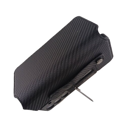 Preklopna futrola elegant holster samsung S25 +karbon Slike
