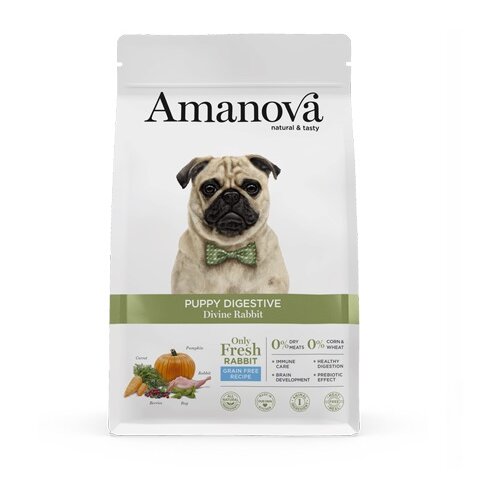 Amanova hrana za pse puppy - digestive divine zečetina 7kg Cene