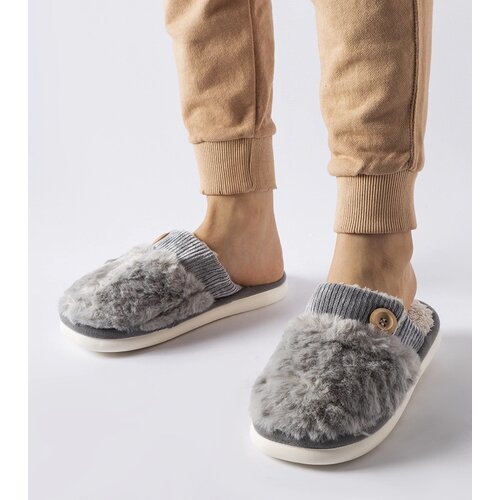 Gemre Grey insulated slippers Lakeland Cene