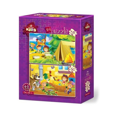  Puzzle 2/1 (35+60) art 5584 ( 49609 ) Cene
