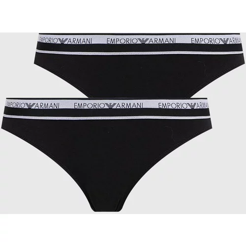 Emporio Armani Underwear Brazilke 2-pack boja: crna