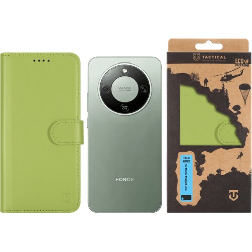 TACTICAL Field preklopna maska za Honor Magic8 Lite - zelena Slike