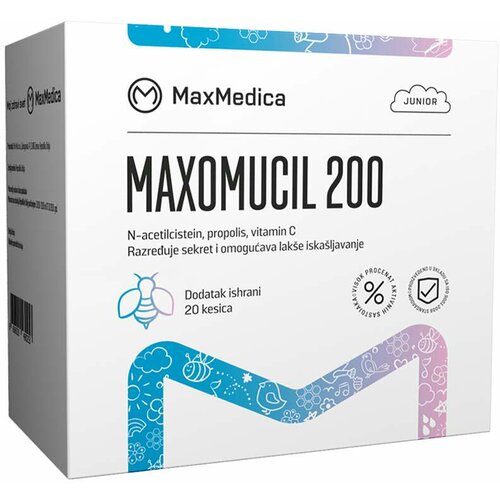 Max Medica maxomucil 200 20 kesica Slike