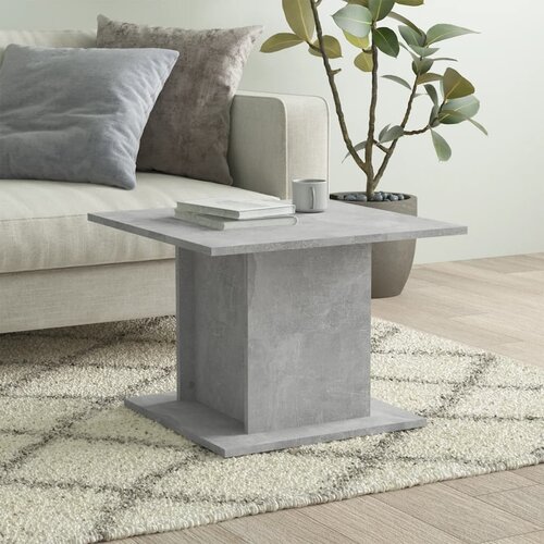 Furnova Klubska mizica betonsko siva 55,5x55,5x40 cm iverna plo&amp;scaron;ča, (21915548) Slike