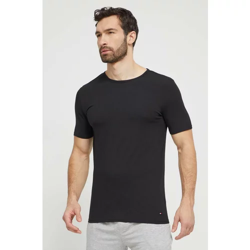 Tommy Hilfiger Kratka majica 3-pack moški, črna barva