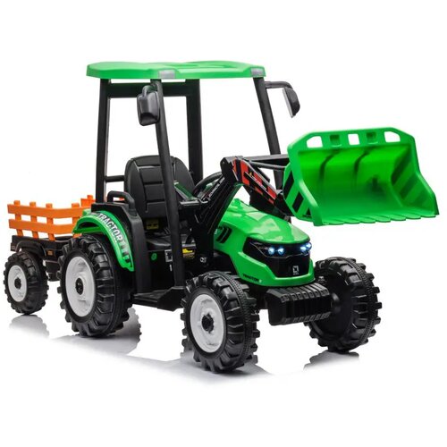 Ramiz Otroški traktor little rider 24V s priklico zelena 400W Cene