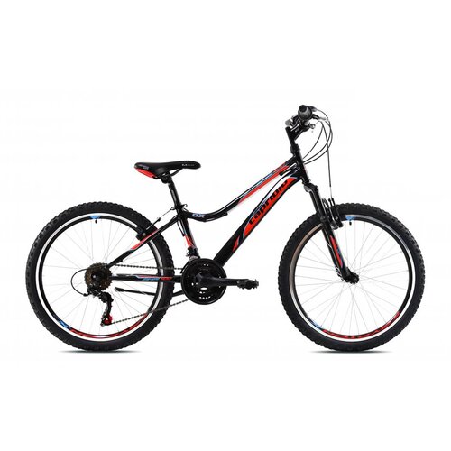 Capriolo diavolo dx 400 fs bicikl za dečake, 13/24", crno-crveni Cene
