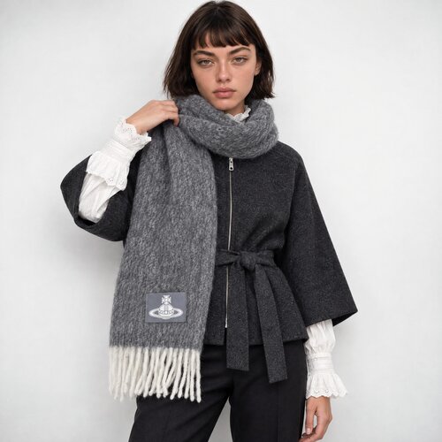 Vivienne Westwood 30X200 SCARF Crna Slike