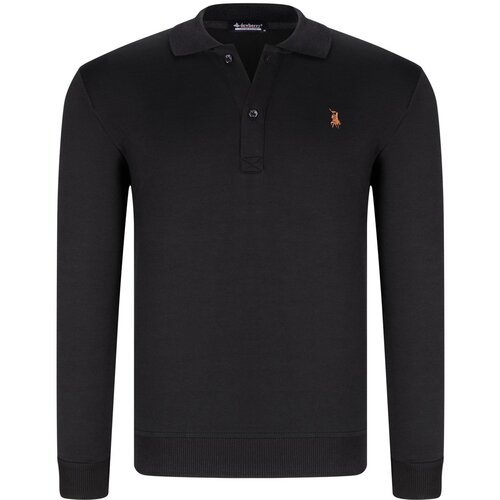 Dewberry V4007 MEN'S SWEATSHIRT-DARK BLACK Cene