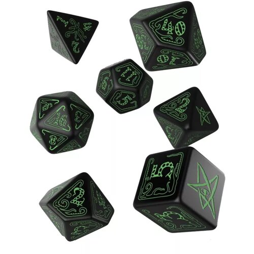 Other Call of Cthulhu Black & green Dice Set Cene