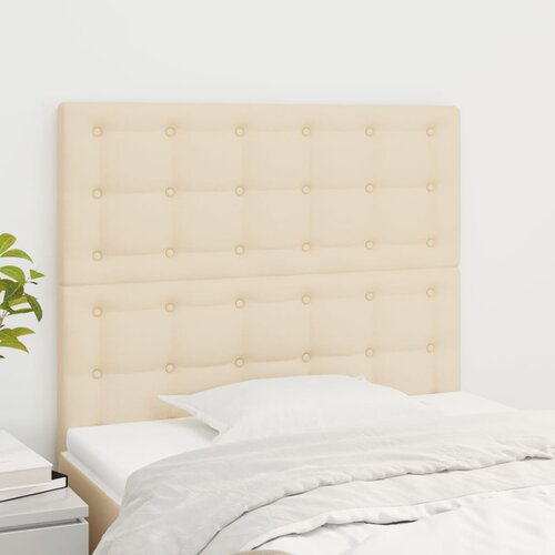  Uzglavlje krem boje 100x5x118/128 cm tkanina Cijene