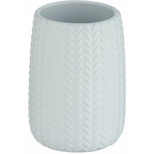 Wenko bijela keramička kupaonska čaša barinas