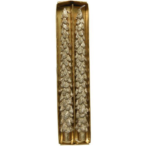 Dekordom Novogodišnja dekoracija Candle Paraffin set 2pcs 26cm 200119 KMG Cene