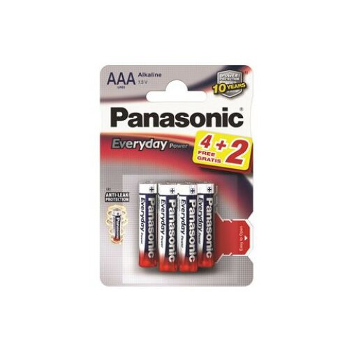 Panasonic baterije LR03EPS6BP -AAA 6kom Alkaline Everyday Power Slike