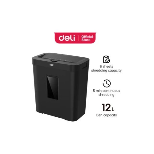 Deli UNIŠTIVAČ PAPIRA 8 lista, 12 litara, 5 minuta ET021 Cene