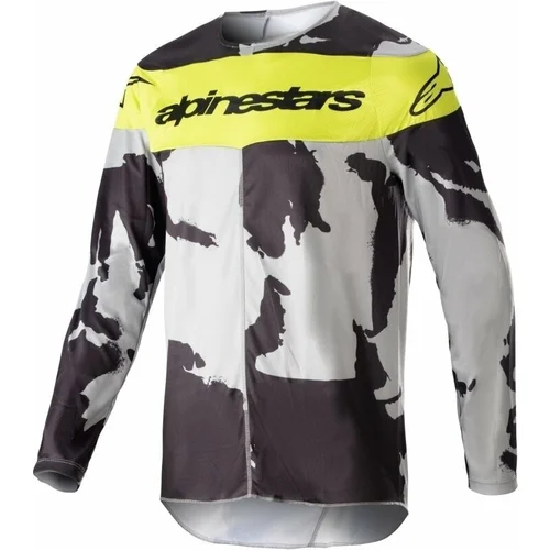 Alpinestars Racer Tactical Jersey Gray/Camo/Yellow Fluorescent XL Dresovi za motokros