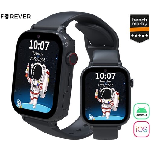 Forever pametni sat gps wifi 4G kids look me! 3 KW-520 crni Slike