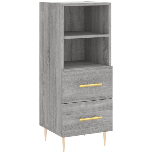 Maison Chic Komoda - Predalnik siva sonoma 34,5x34x90 cm inženirski les, (21717959) Slike