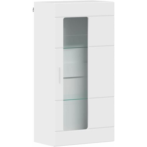  Set TV komoda FLORIN 3 pcs Visoki sjaj bijela Konstruirano drvo Slike
